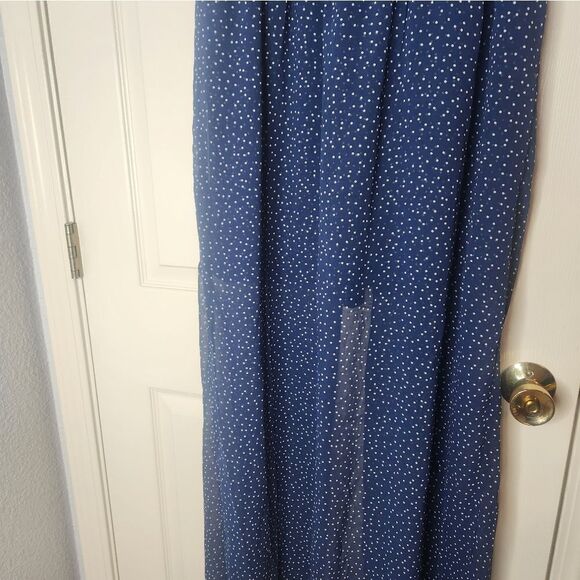 C Size L Polka Dots Wrap Shorts Elastic Waist Women's Maxi DressCondition : New - Picture 11 of 12